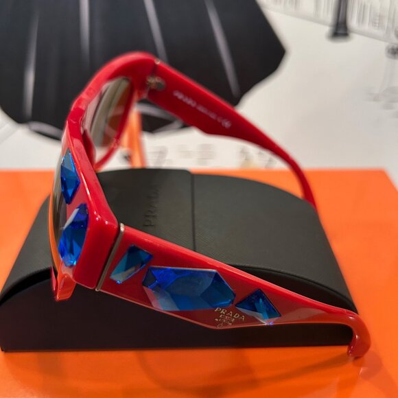 LImited Edition Collector\'s Prada Women\'s Voice Sunglasses in Red main image 6